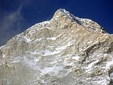 
Makalu Southwest Face and South Face close up in the late afternoon from Makalu Base Camp South (4850m).
